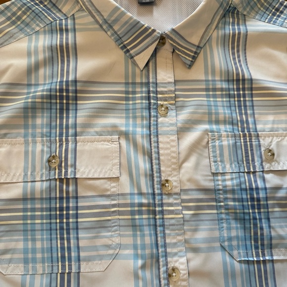 Eddie Bauer Womens Size XL Button Up Shirt Plaid Outdoor Fishing *Alterations* - Picture 4 of 11